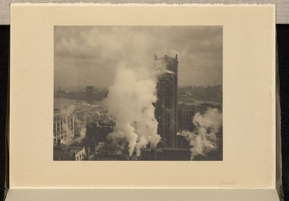 Over the House-Tops - New York by William E Wilmerding and Alfred Stieglitz