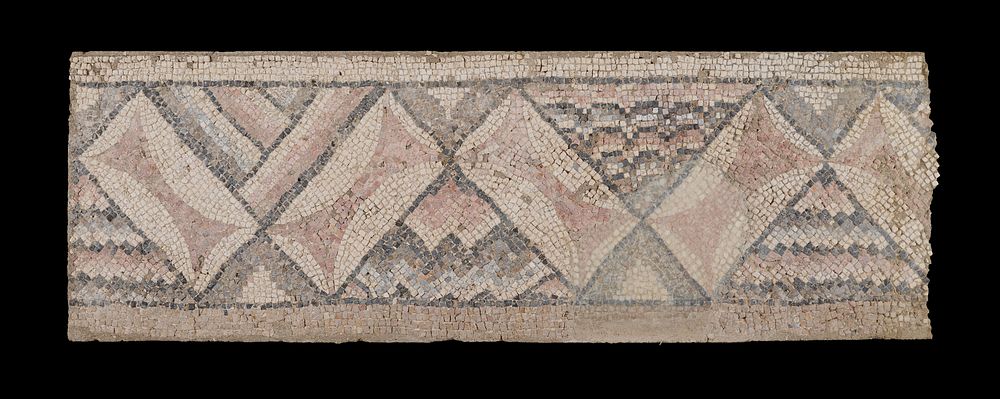 Panel from a Mosaic Floor from Antioch (top right border; part of 70.AH.96)