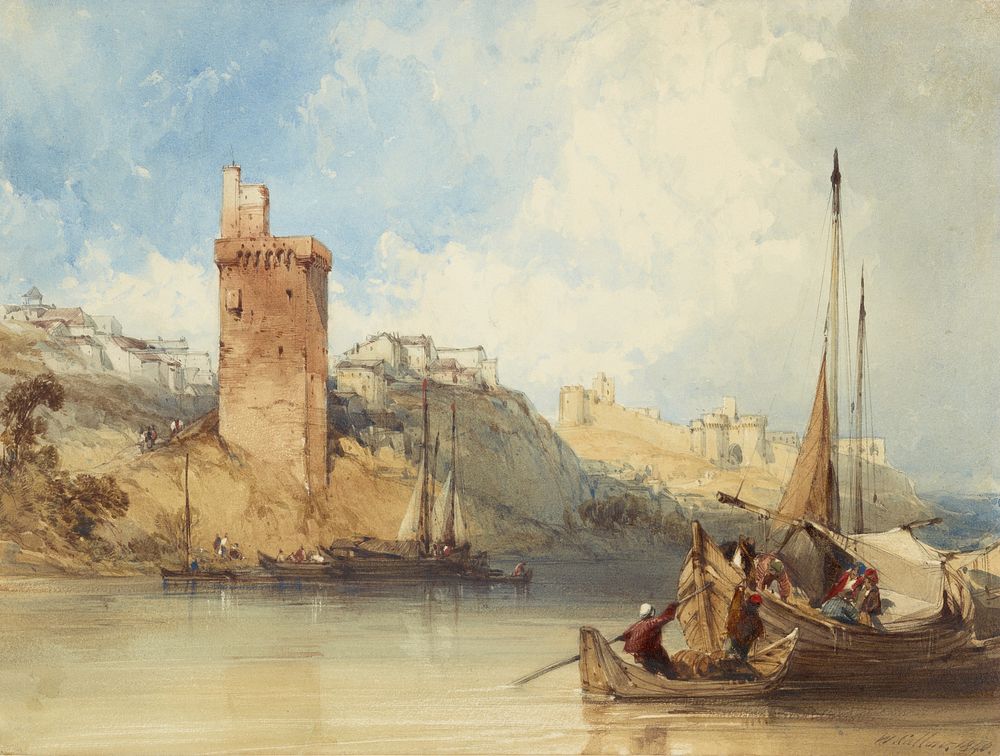 Villeneuve lez Avignon by William Callow