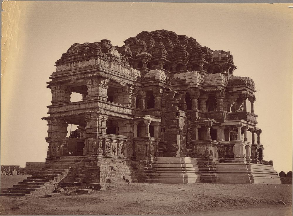 The Great Sas-Bahu Temple, Gwalior by Lala Deen Dayal