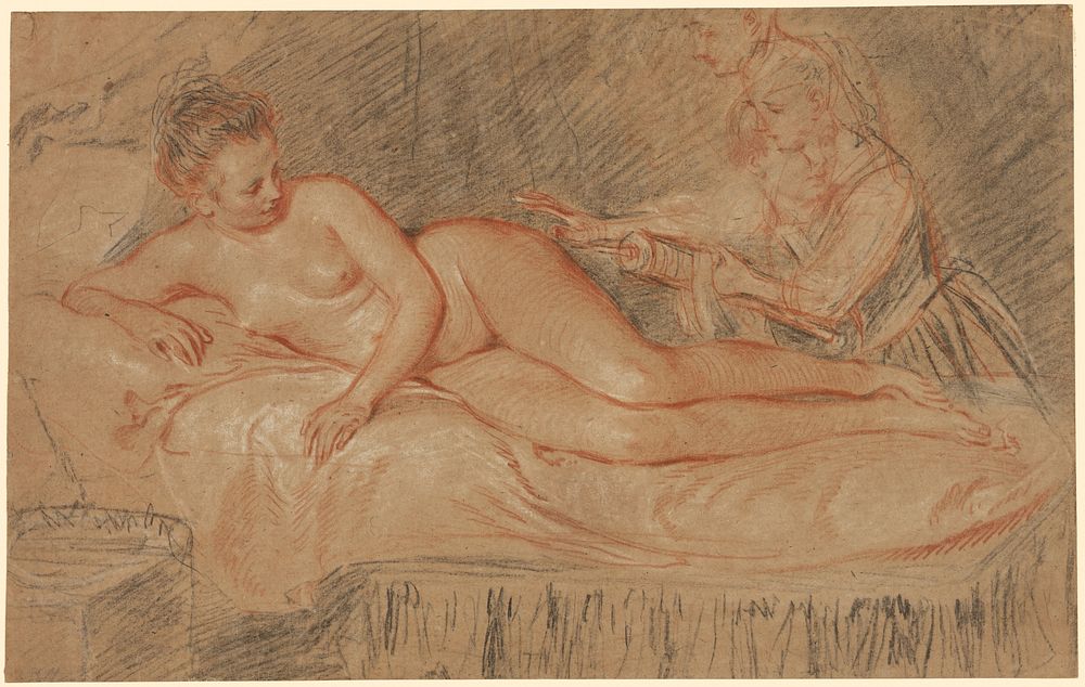 The Remedy by Jean Antoine Watteau
