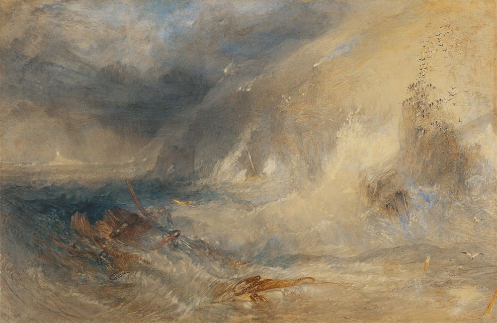 Longships Lighthouse, Land’s End by Joseph Mallord William Turner