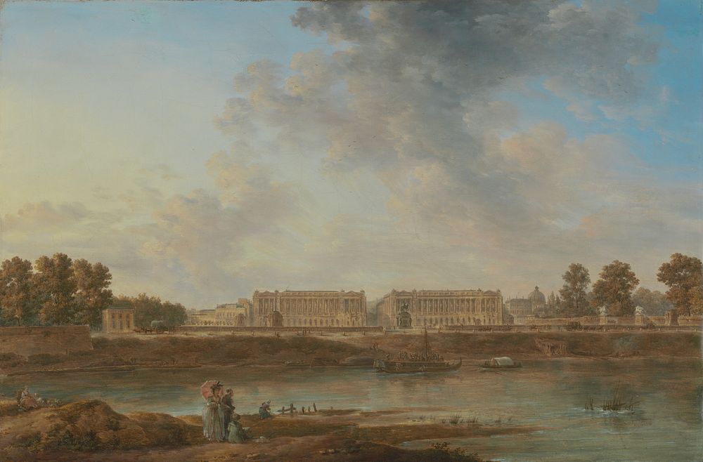 A View of Place Louis XV by Alexandre Jean Noël