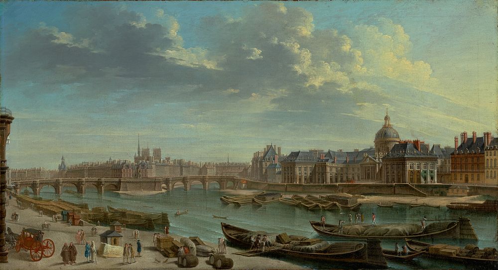 A View of Paris with the Ile de la Cité by Jean Baptiste Raguenet