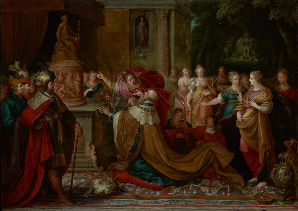 The Idolatry of Solomon by Frans Francken the Younger