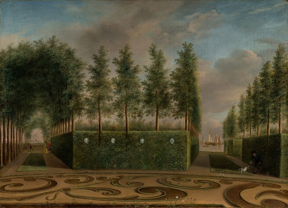 A Formal Garden by Johannes Janson