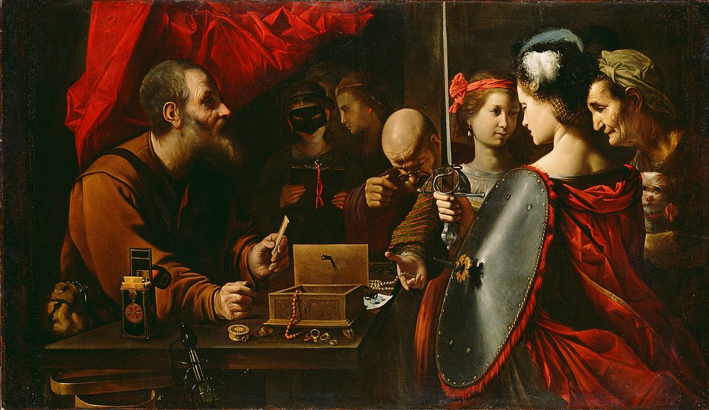 Achilles among the Daughters of Lycomedes by Pietro Paolini
