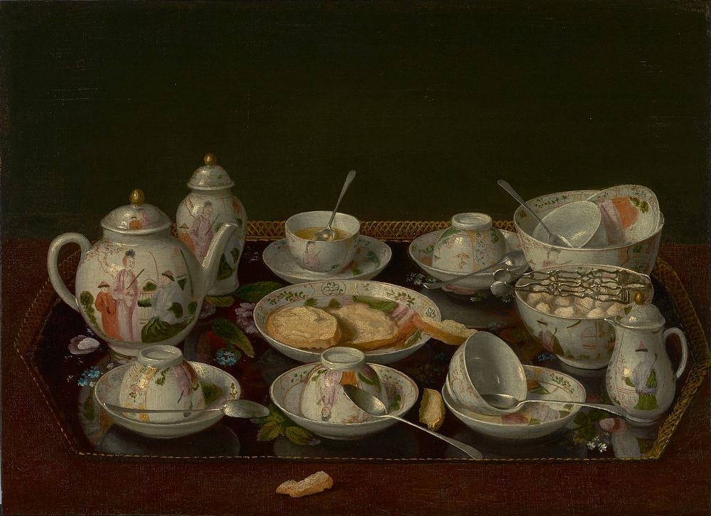 Still Life: Tea Set by Jean Étienne Liotard