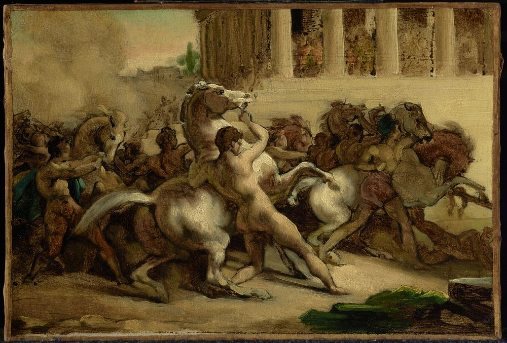 The Race of the Riderless Horses by Théodore Géricault