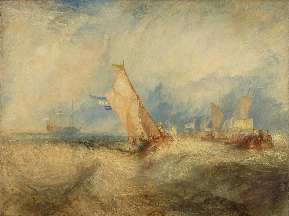 Van Tromp, going about to please his Masters, Ships a Sea, getting a Good Wetting by Joseph Mallord William Turner