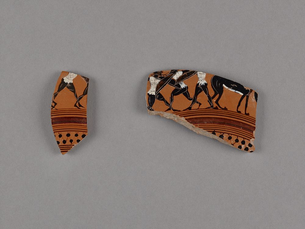 Attic Black-Figure Band Cup Fragment by Wraith Painter