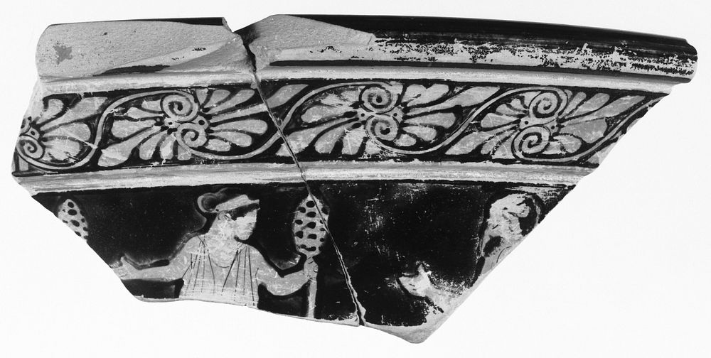 Two Joined Attic Red-Figure Calyx-Krater Fragments