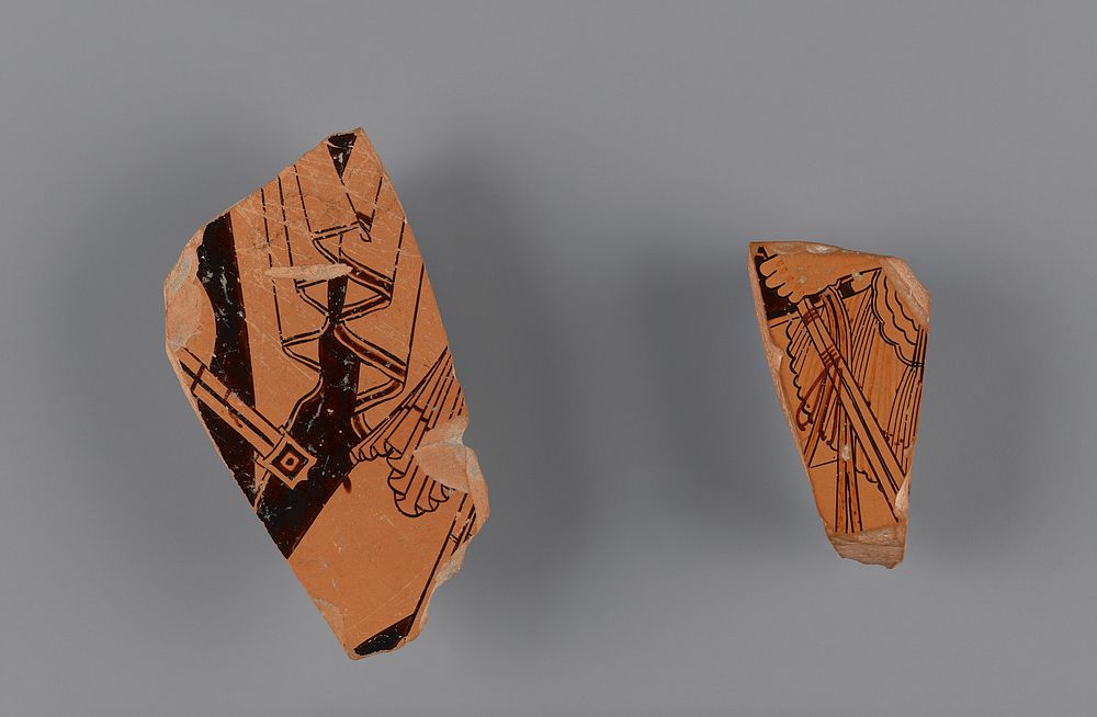 Attic Red-Figure Krater Fragment by Berlin Painter