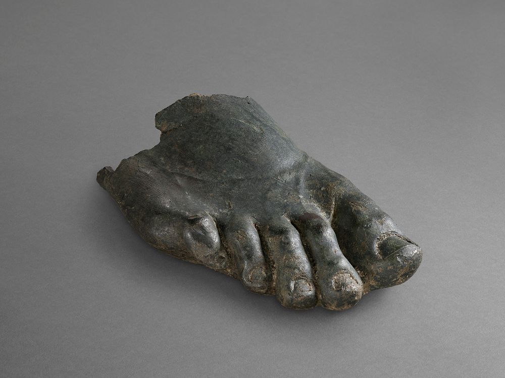 Sculpture Fragment: Right Foot from a Male Statue