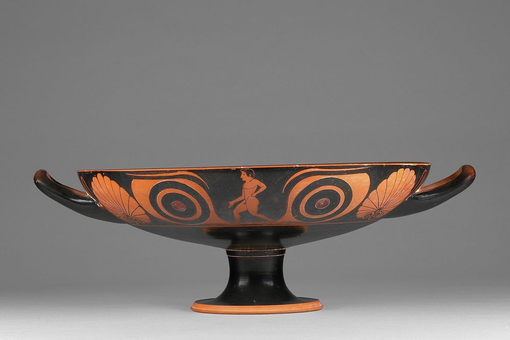 Attic Red-Figure Bilingual Cup Type A by Oltos and Hischylos