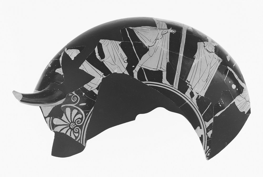 Attic Red-Figure Cup Fragment by Penthesilea Painter