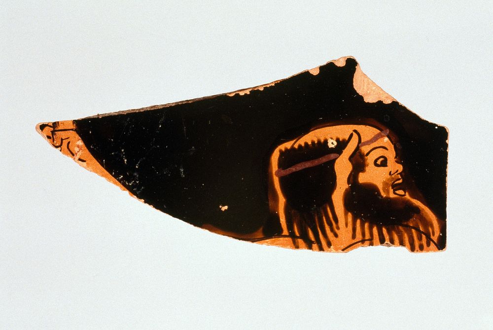 Attic Red-Figure Stamnos Fragments (3) by Kleophrades Painter