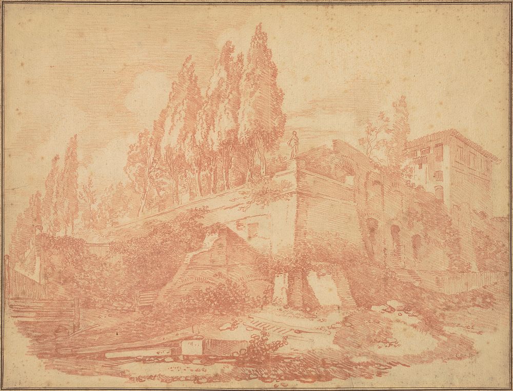 Ruins of an Imperial Palace, Rome by Jean Honoré Fragonard