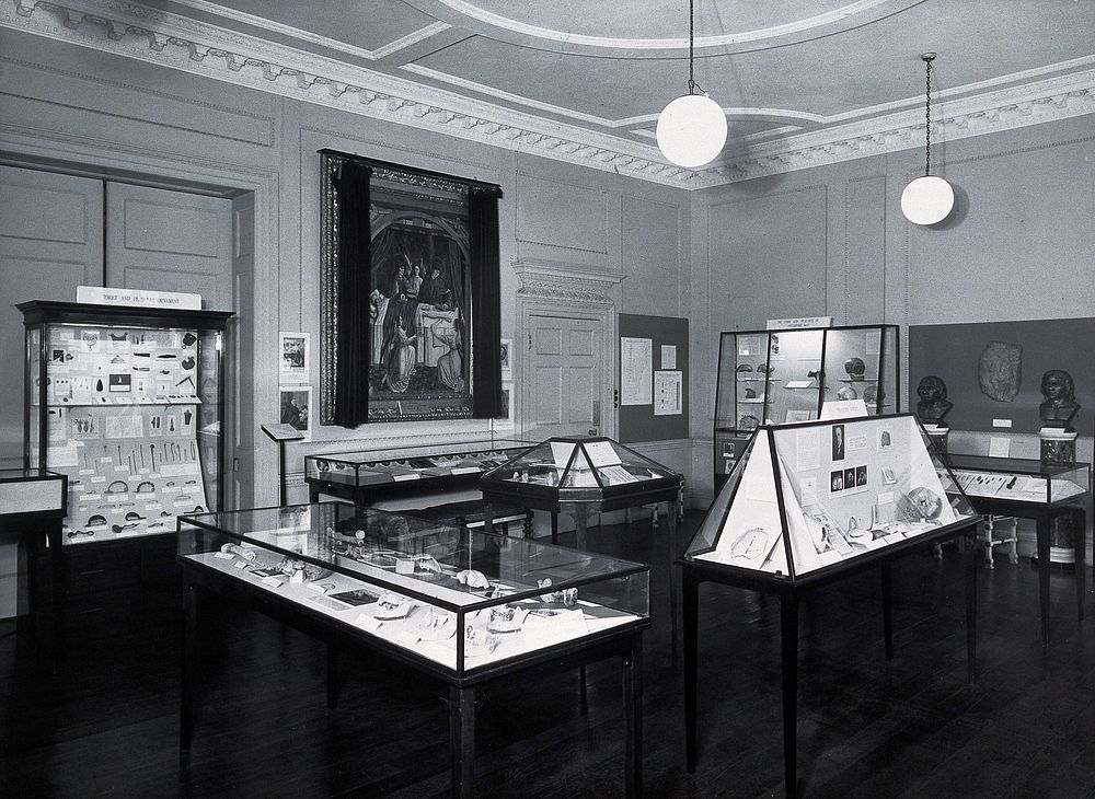 The Wellcome Historical Medical Museum, 28 Portman Square, London: an exhibition on prehistoric medicine opened in 1951.…