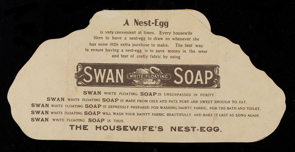 A nest egg is very convenient at times ... : save money in the wear and tear of costly fabric by using Swan White Floating…