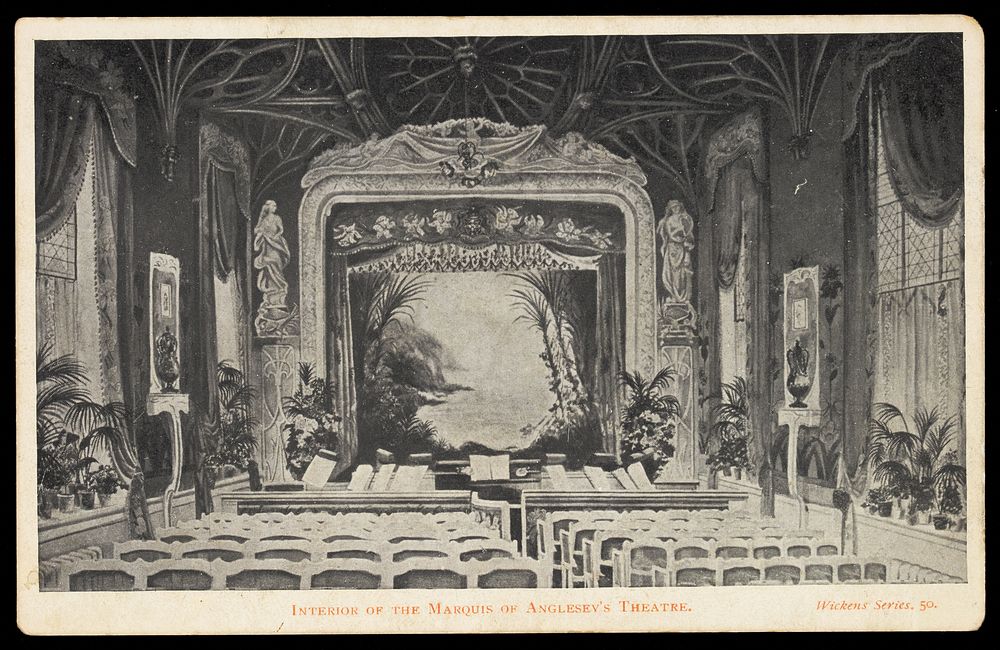 The theatre of the Marquis of Anglesey at Plas Newydd: interior.