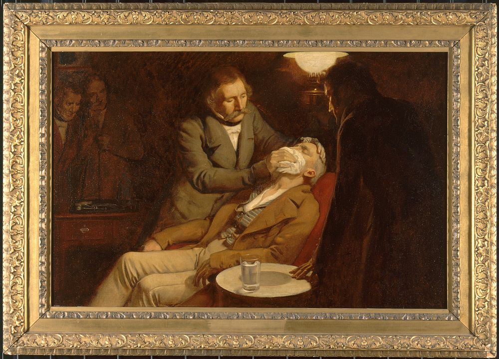 The first use of ether in dental surgery, 1846. Ernest Board.