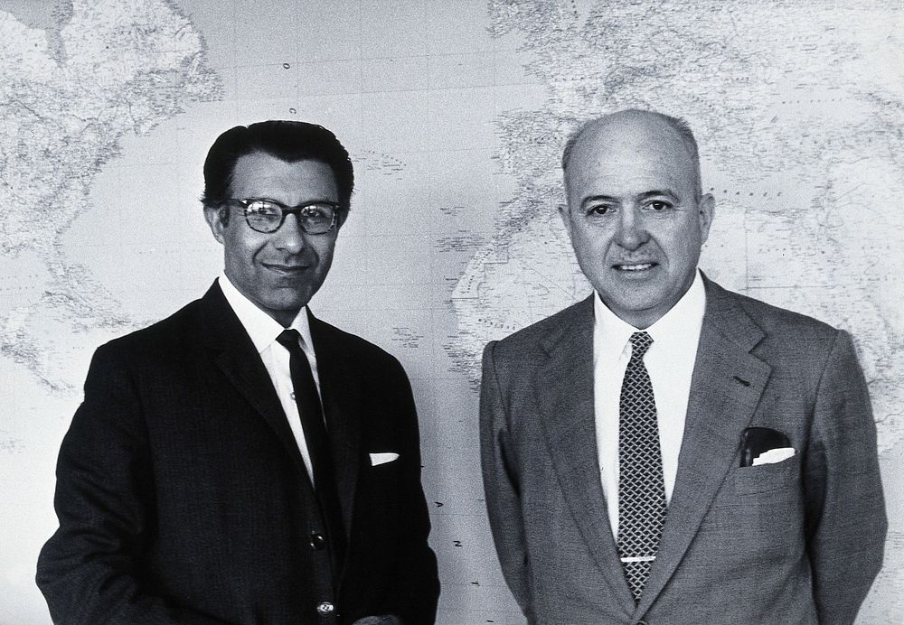 Chamseddine M.H. Mofidi and Carlos Alberto Alvarado. Photograph.