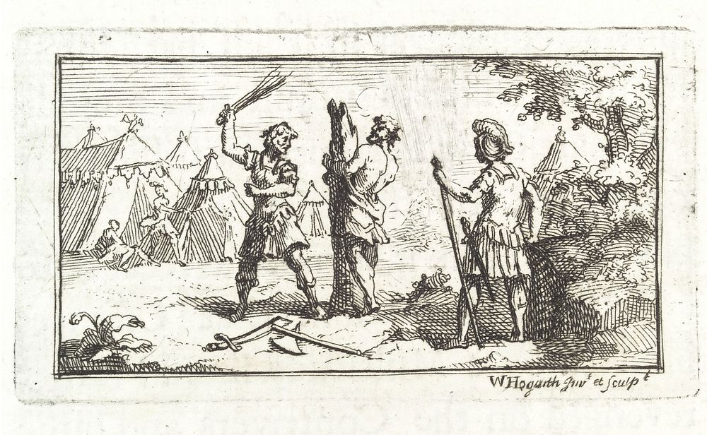 Example of Beheading, a Roman military punishment carried out by the use of a axe or sword