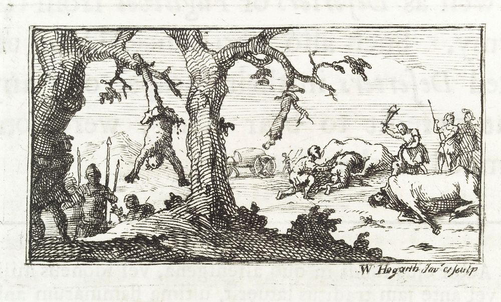 Example of a Roman military punishment for Adultery, where the feet of the soldier were tied to two branches of trees bent…