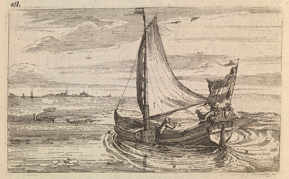 Illustration of a sailboat.