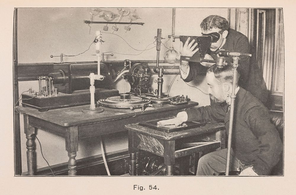 Fig. 54. Photograph of Dr. Morton's X Ray Laboratory.