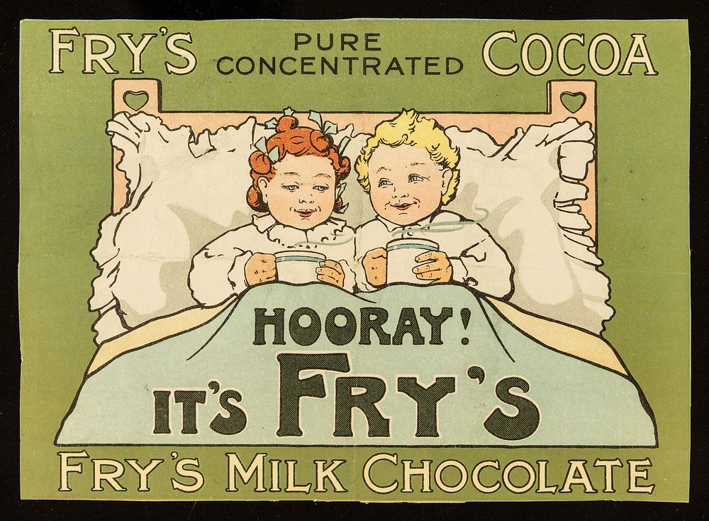 Fry's pure concentrated cocoa : Hooray! It's Fry's : Fry's milk chocolate.