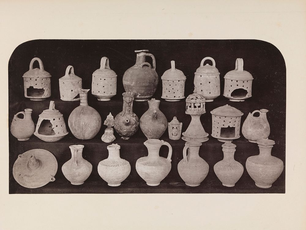 Antiquities from Cyprus. Photograph album by A.P. di Cesnola, 1881.