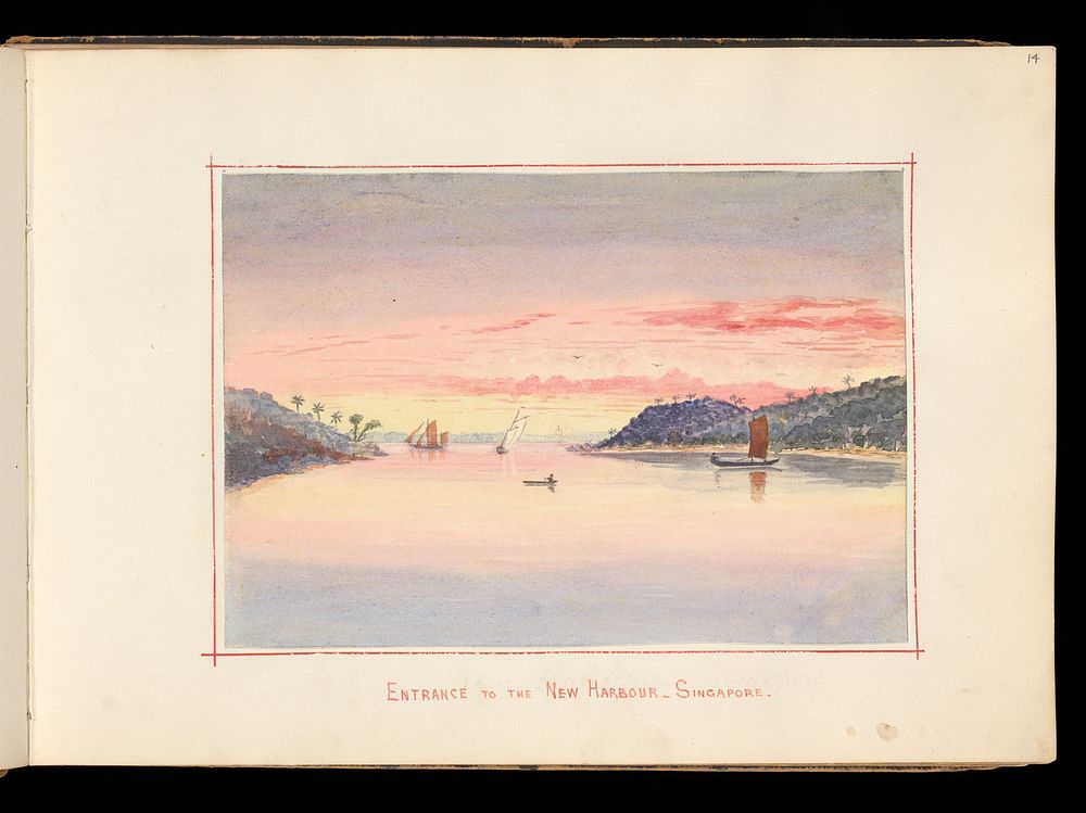 Sketches in the Malay archipelago. Album of watercolours and photographs made and collected by J.E. Taylor.