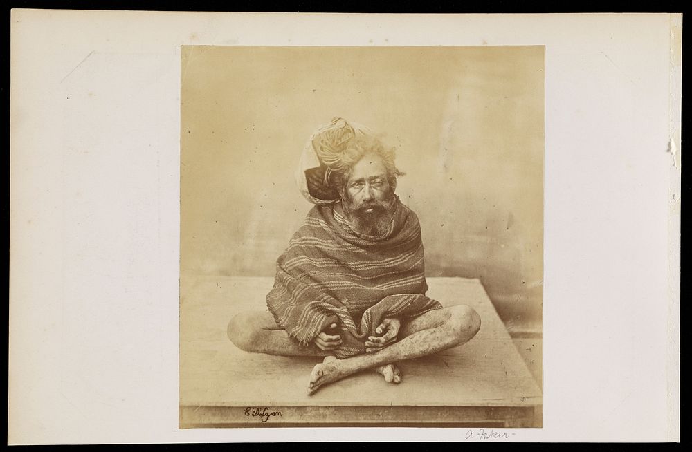 A fakir or sadhu. Photograph by E.D. Lyon.