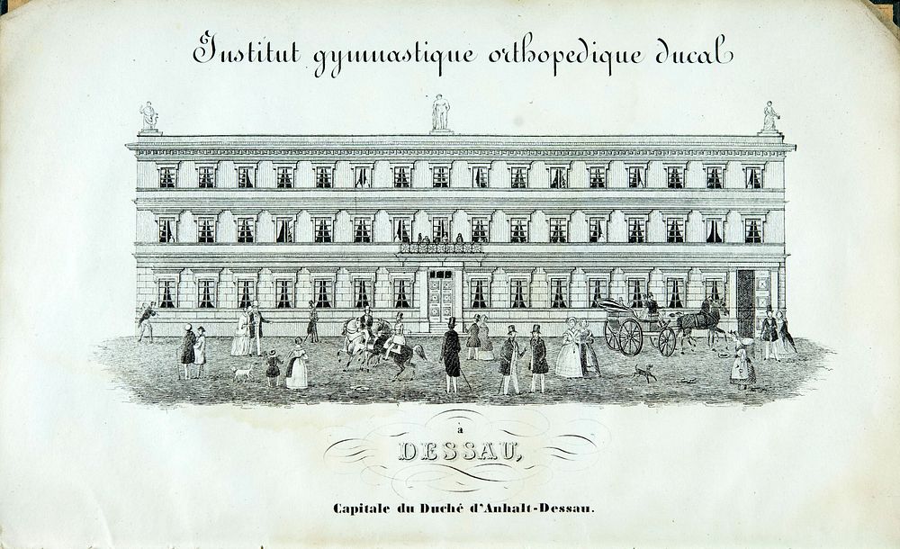 L'Institut gymnastico-orthopédique de Dessau, son organisation et ses effets / [Johann Adolph Ludwig Werner].