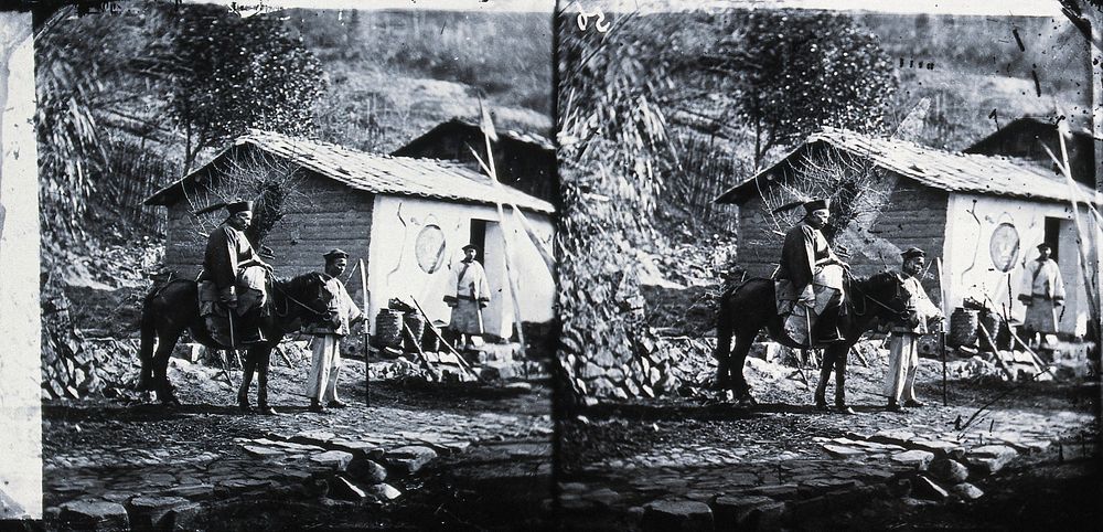 Upper Yangtze, China. Photograph, 1981, from a negative by John Thomson, 1869.