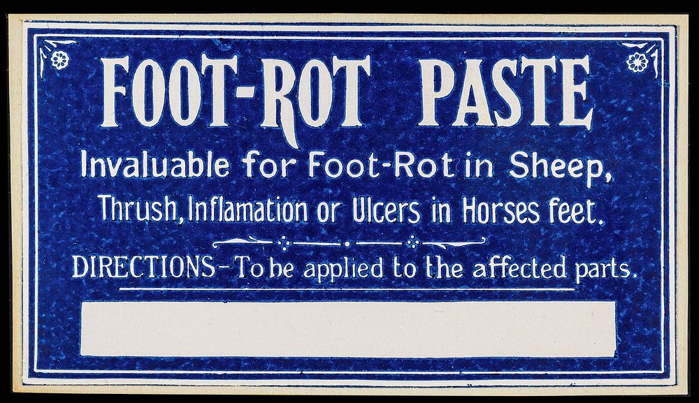 Footrot paste invaluable footrot Free Photo Illustration rawpixel