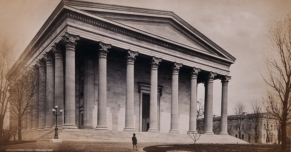Girard College, Philadelphia, Pennsylvania: Founder's Hall. Photograph by Francis Frith, ca. 1880.