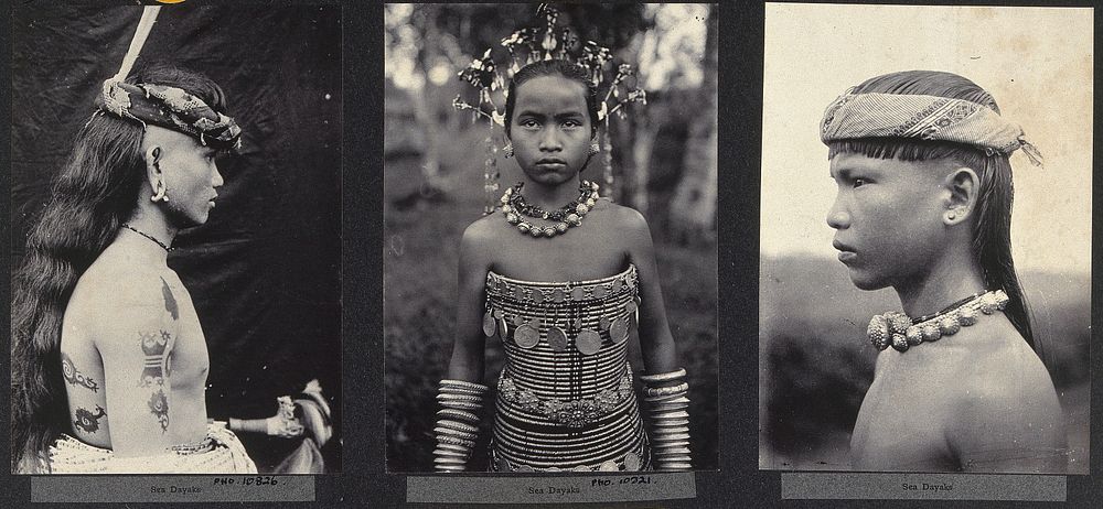 Sarawak: three Sea Dayak women | Free Photo - rawpixel