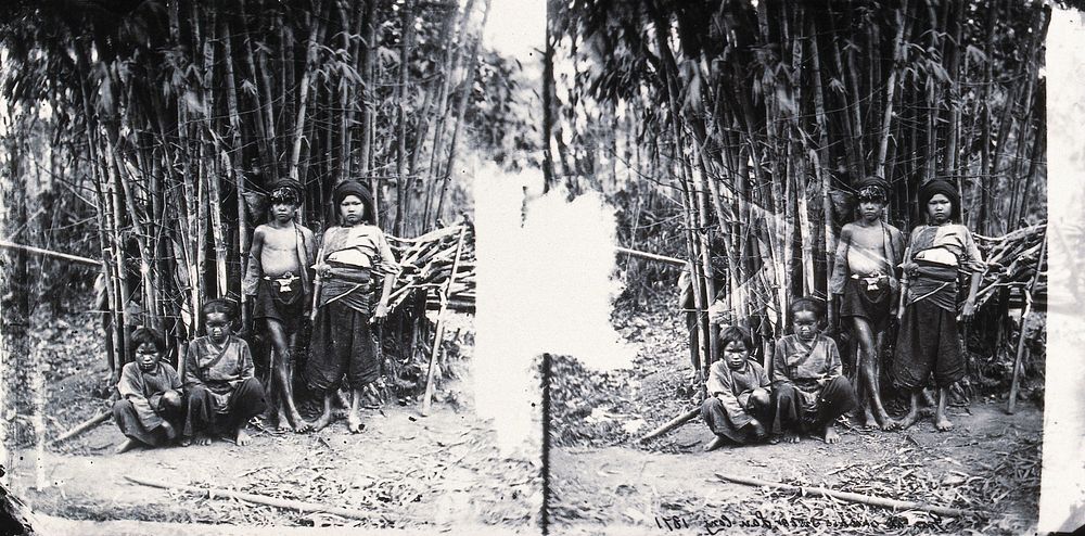 Lalung, Formosa [Taiwan]. Photograph, 1981, from a negative by John Thomson, 1871.