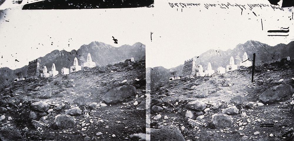 Nankow pass, Pechili province, China. Photograph, 1981, from a negative by John Thomson, 1871.