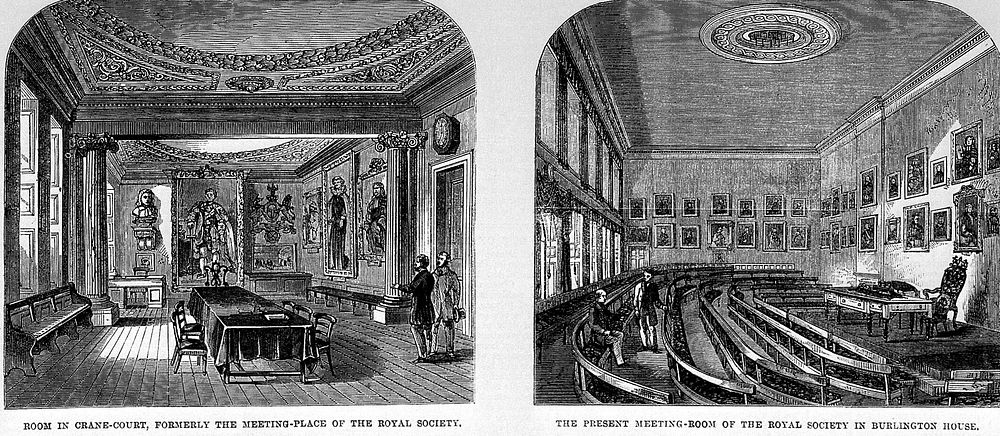 The Royal Society in Burlington House: meeting rooms.