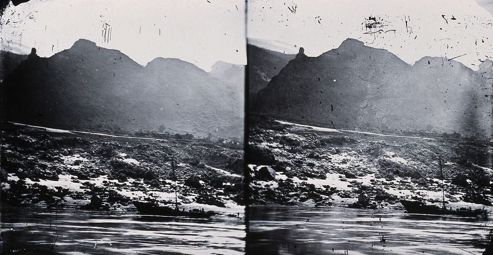 River Min, Fukien province, China. Photograph, 1981, from a negative by John Thomson, 1870/1871.