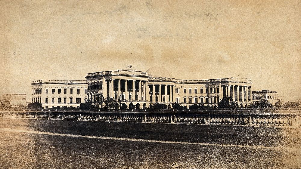 Government House, Calcutta. Photograph.