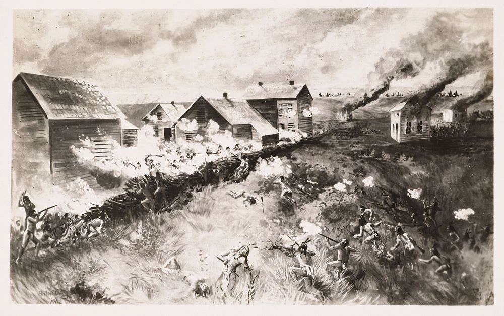 Indian attack on New Ulm, Minnesota, August 1862