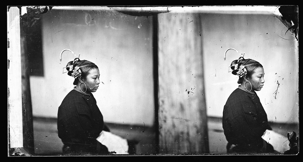 Fukien province, China: a woman of Fukien. Photograph by John Thomson, 1871.