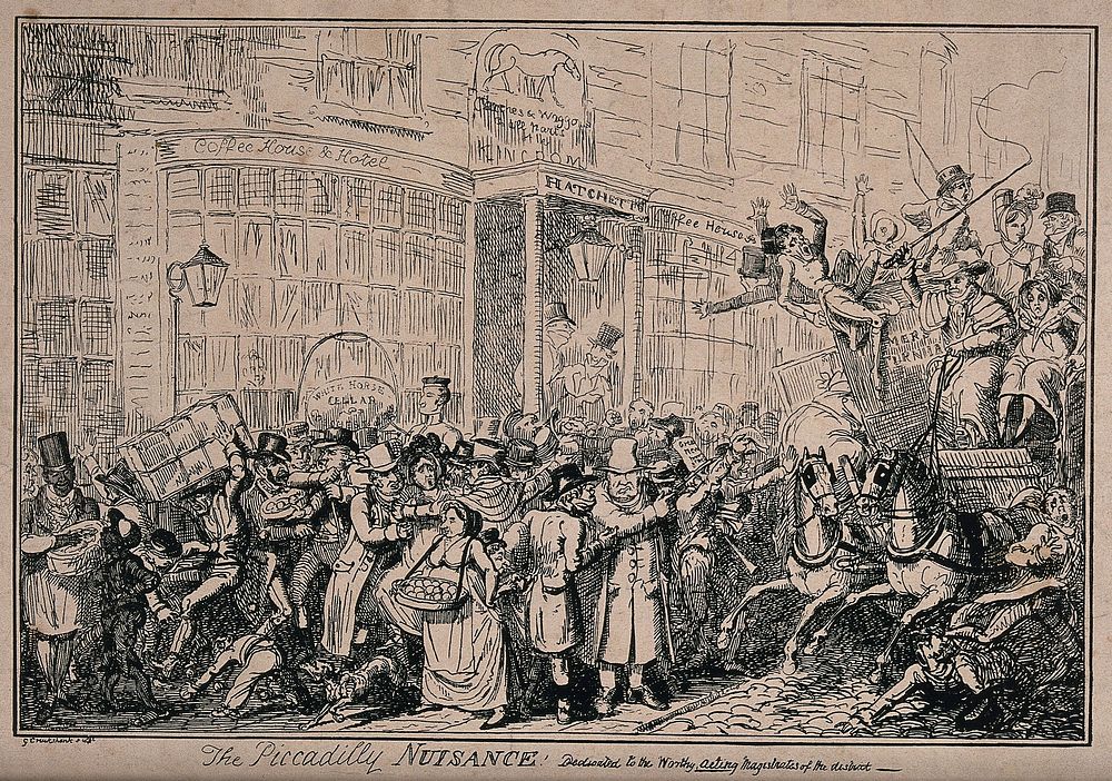 Crowds of people are thronging the streets of Westminster, with traders hawking their wares and others arguing, and so much…