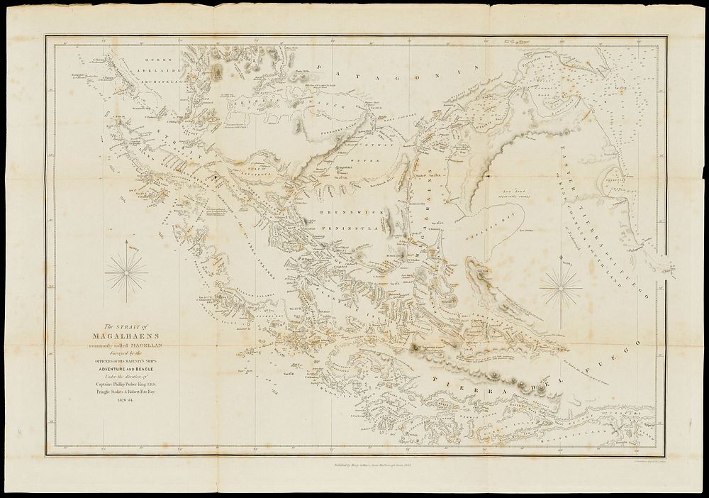 Narrative of the surveying voyages of His Majesty's ships Adventure and Beagle, between the years 1826 and 1836, describing…