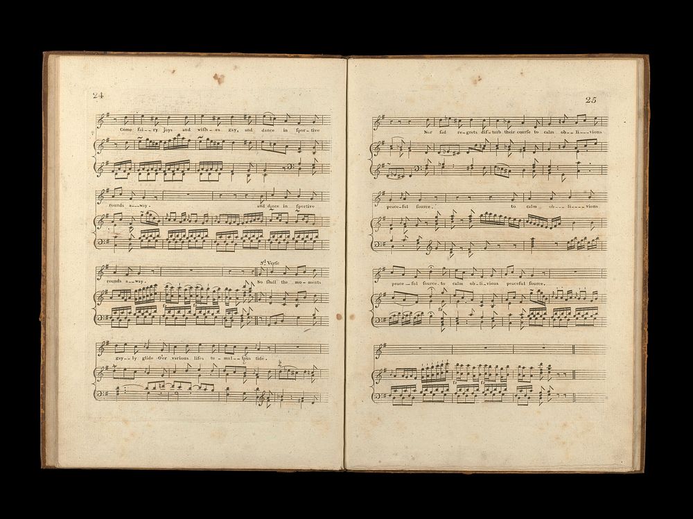 Dr. Haydn's VI original canzonettas : for the voice with accompaniment for the pianoforte dedicated to Mrs John Hunter.